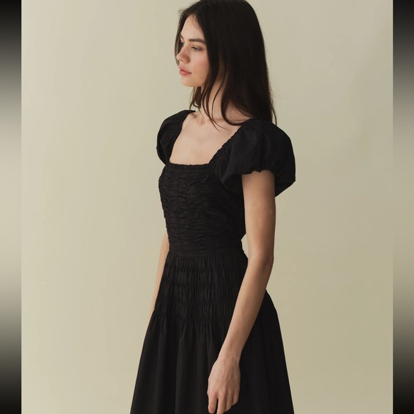 NWT Doen Katherina Dress, Black, size M - Picture 2 of 8